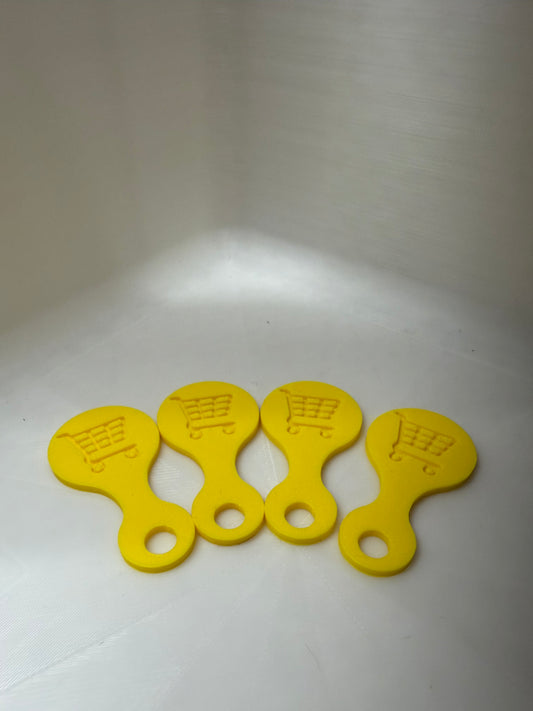 Aldi / Kroger / Ruler Foods Cart Keychain – Quarter-Free Shopping Token