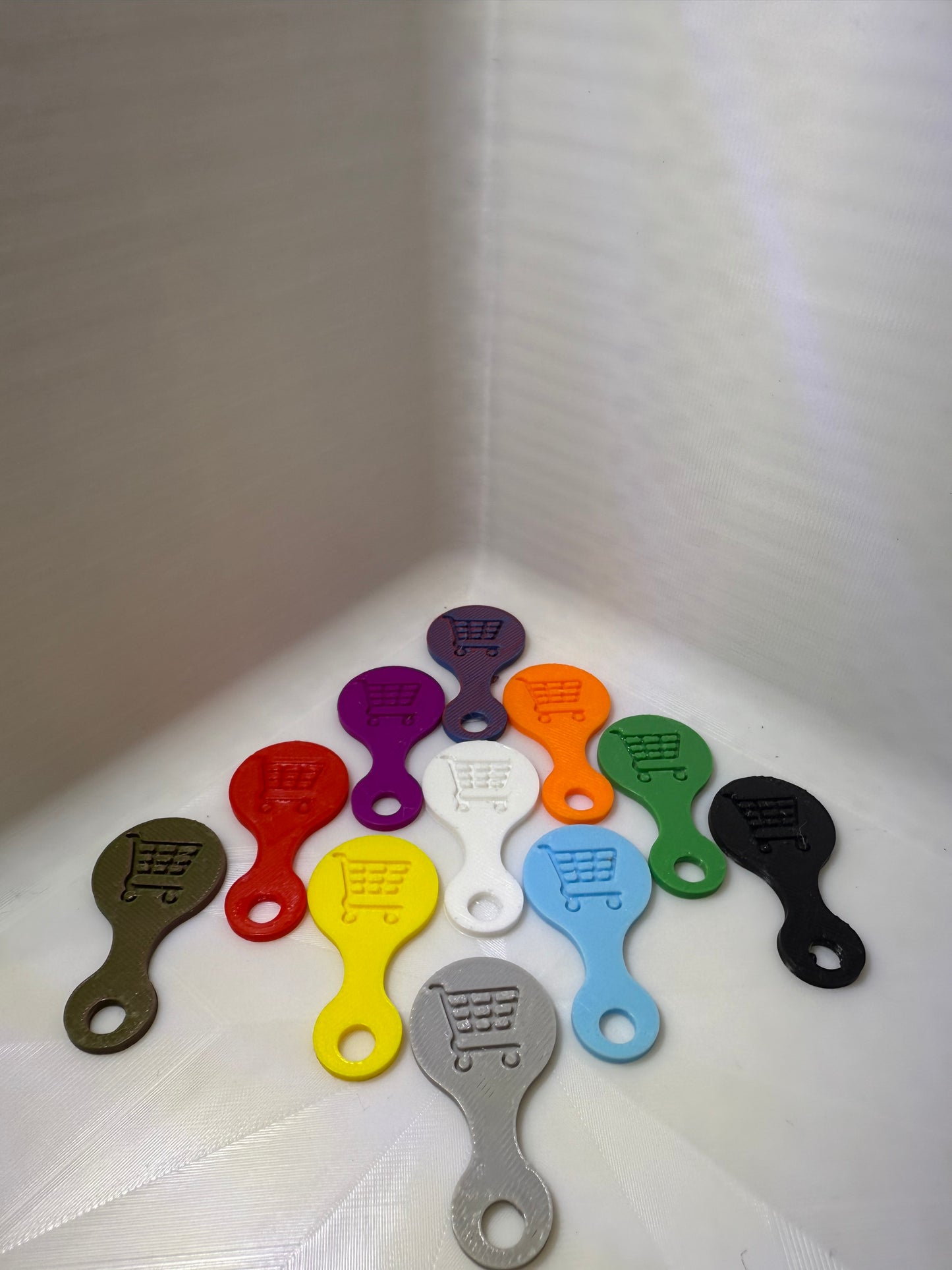 Aldi / Kroger / Ruler Foods Cart Keychain – Quarter-Free Shopping Token
