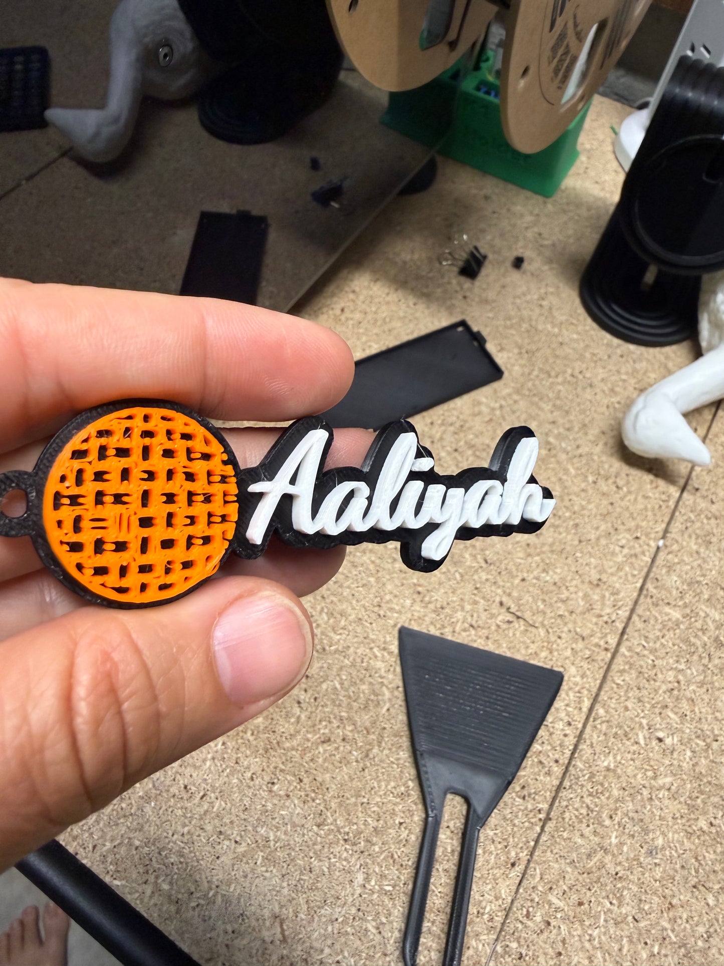 Custom 3D Dodgeball Keychain | Personalized Sports Name Tag