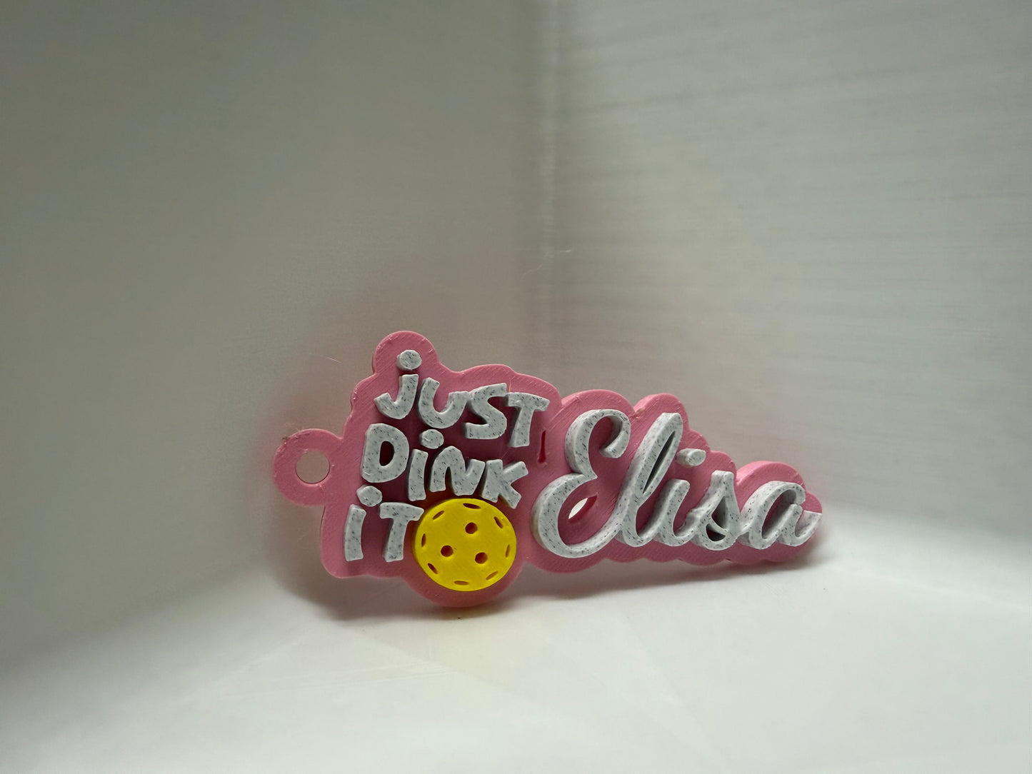 🏓 Pickleball Bag Tag (with Slogan)