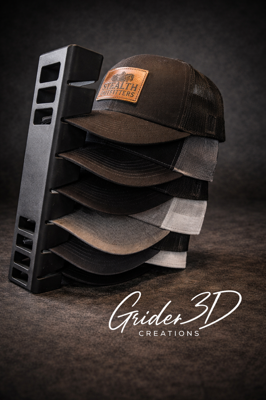 7-Hat Wall Holder | Minimal Wall-Mounted Hat Organizer