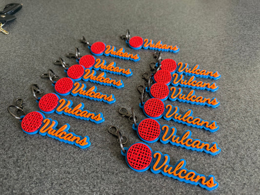 Custom 3D Dodgeball Bag Tag | Personalized Sports Name Tag (Larger Size)
