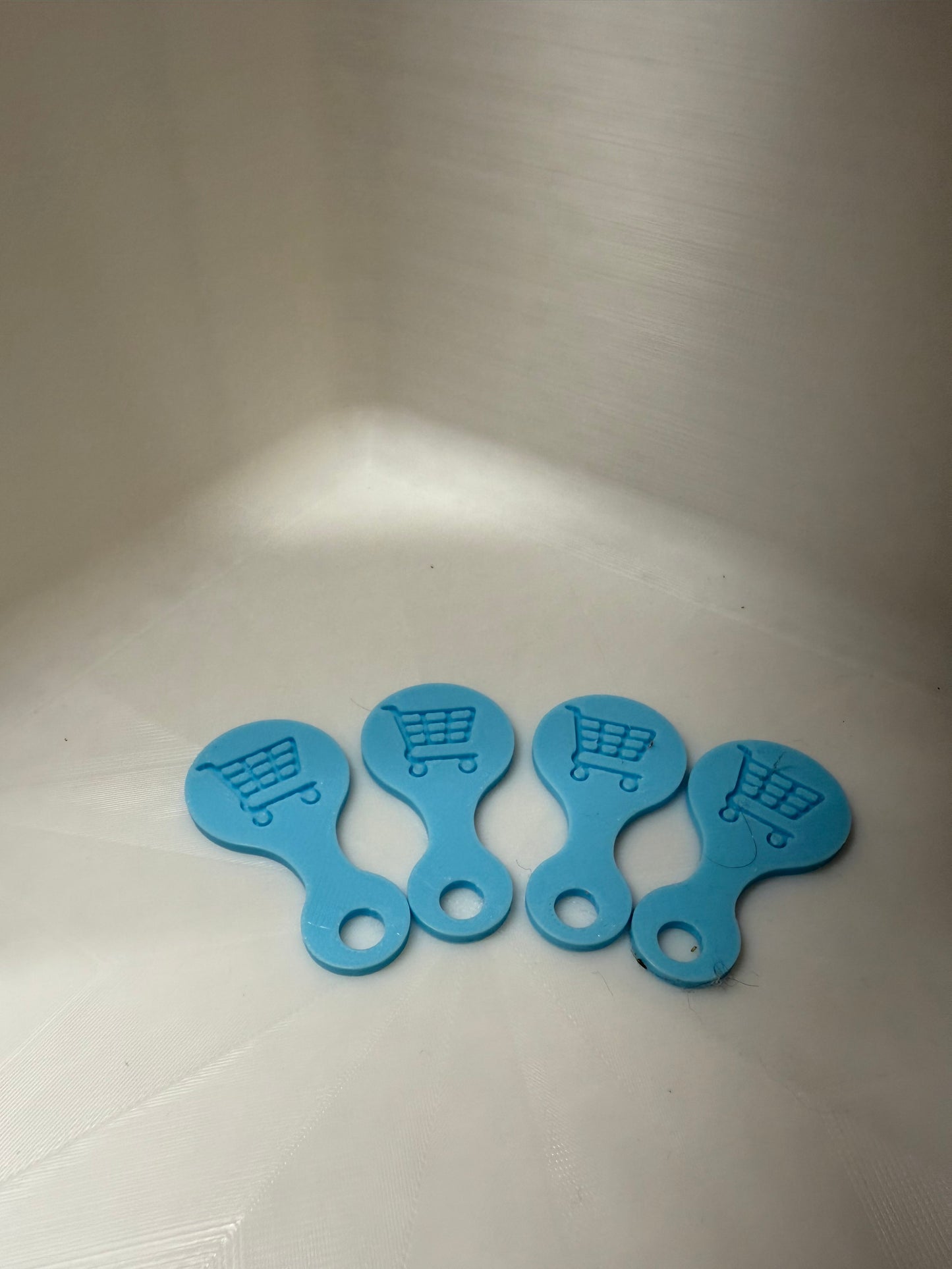 Aldi / Kroger / Ruler Foods Cart Keychain – Quarter-Free Shopping Token
