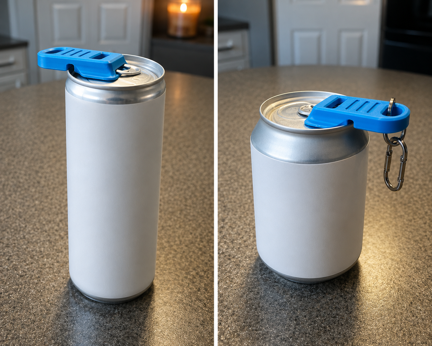 2-in-1 Can Opener & Can Cover Set (4-Pack) – Fits Standard & Slim Cans