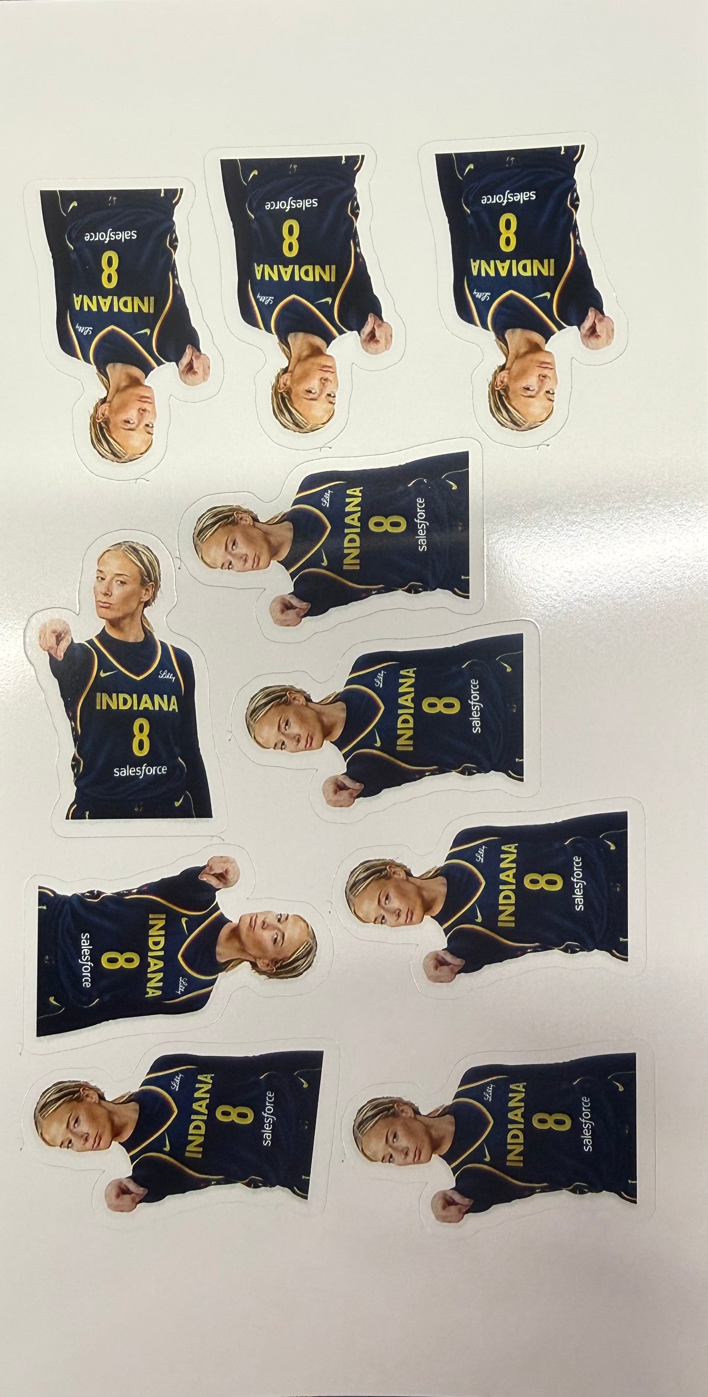 Viral Sophie Cunningham Pointing Sticker Sheet (10 Stickers)