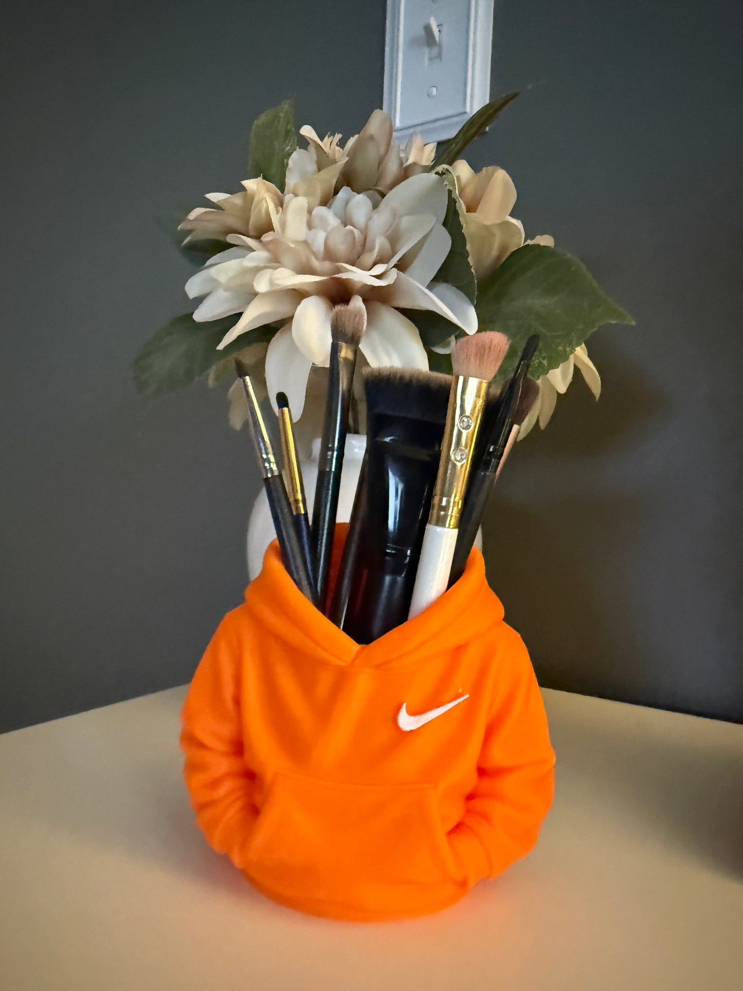 3D Printed Mini Hoodie Organizer | Desk Pen Holder | Makeup Brush Holder | Locker & Office Organizer