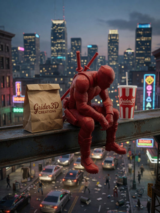 Deadpool Shelf Sitting Figurine