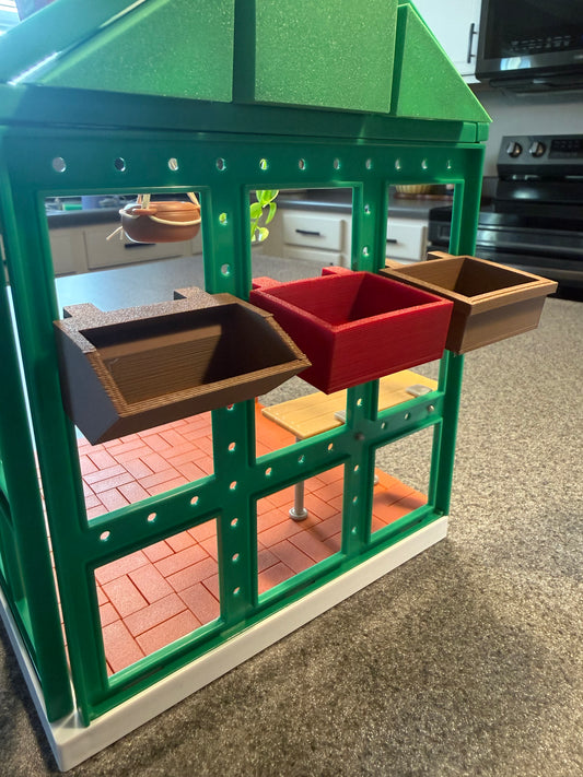 Hanging Flower Box (3D Printed)- Mini Brands Greenhouse