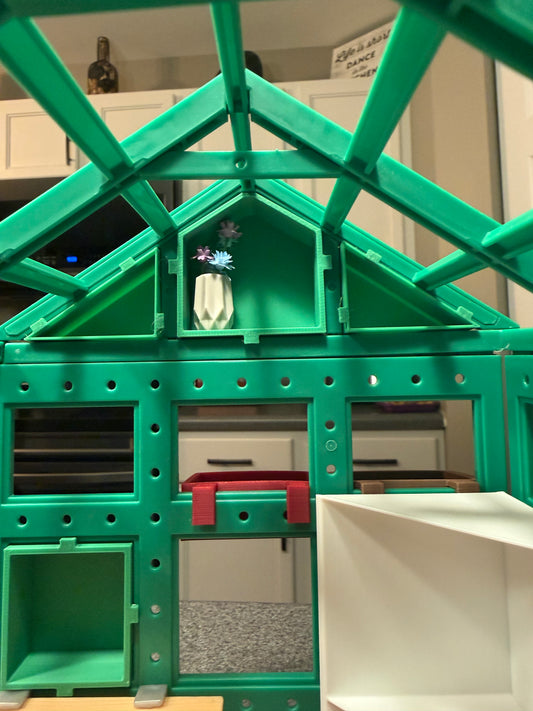 Attic Shelving Kit (3-Piece, 3D Printed) - Mini Brands Greenhouse