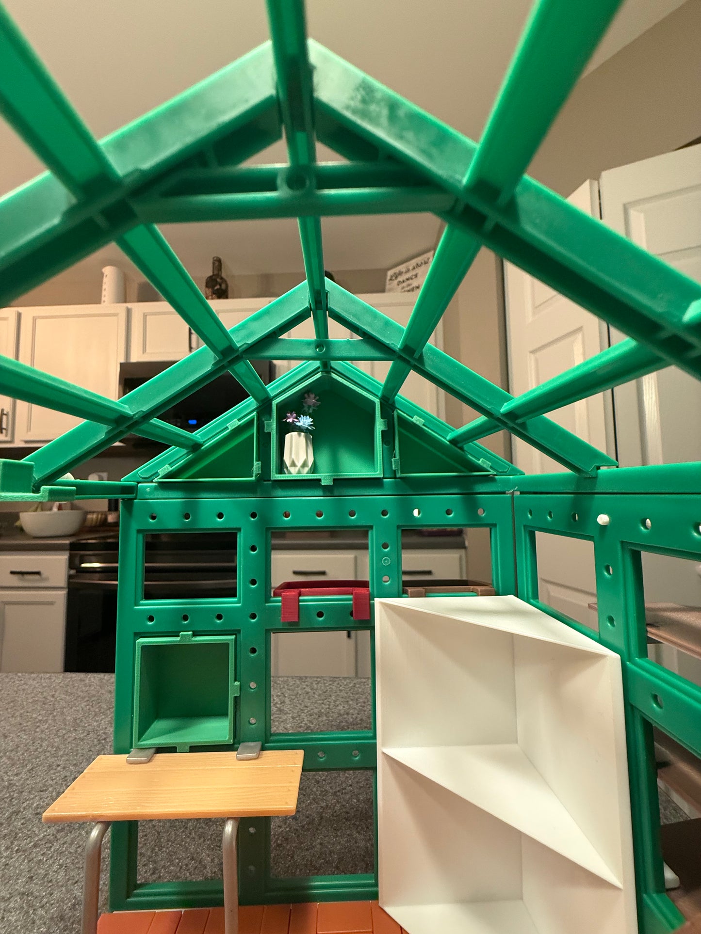 Attic Shelving Kit (3-Piece, 3D Printed) - Mini Brands Greenhouse