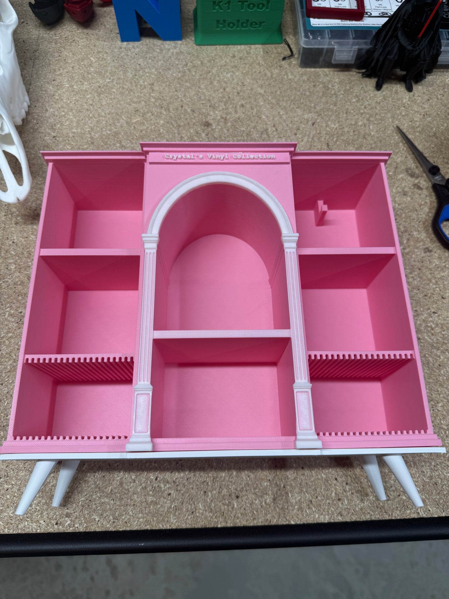 Mini Verse Record Player Display Shelf | 3D Printed Storage & Display Organizer