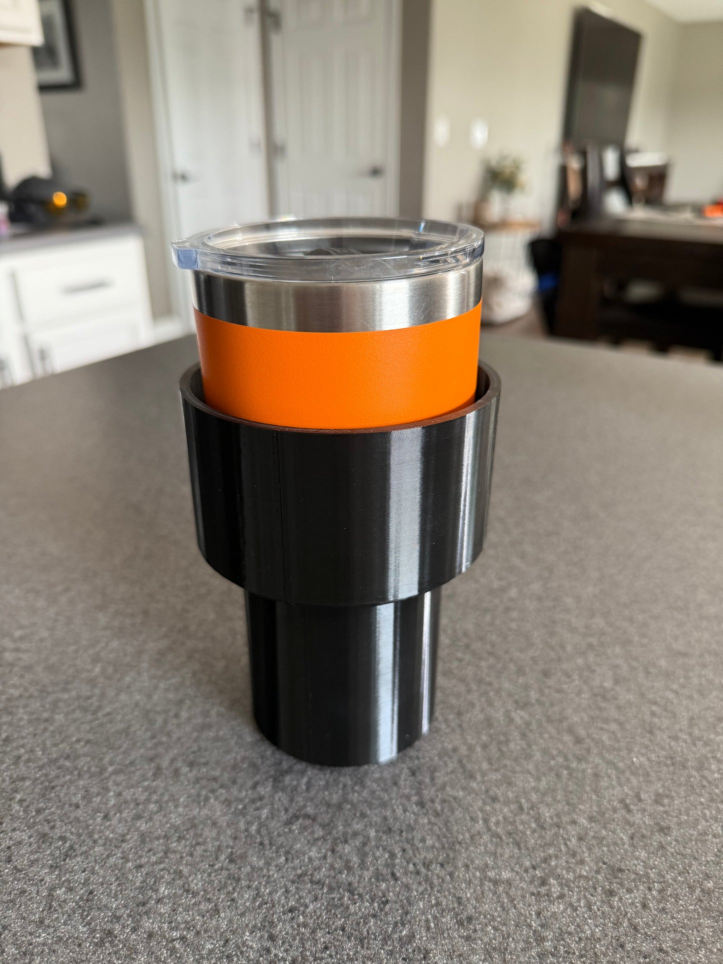 Custom 3D Printed Dual-Size Cup Holder – Fits Yeti, Skinny Cans & More | PETG Car Drink Holder Insert