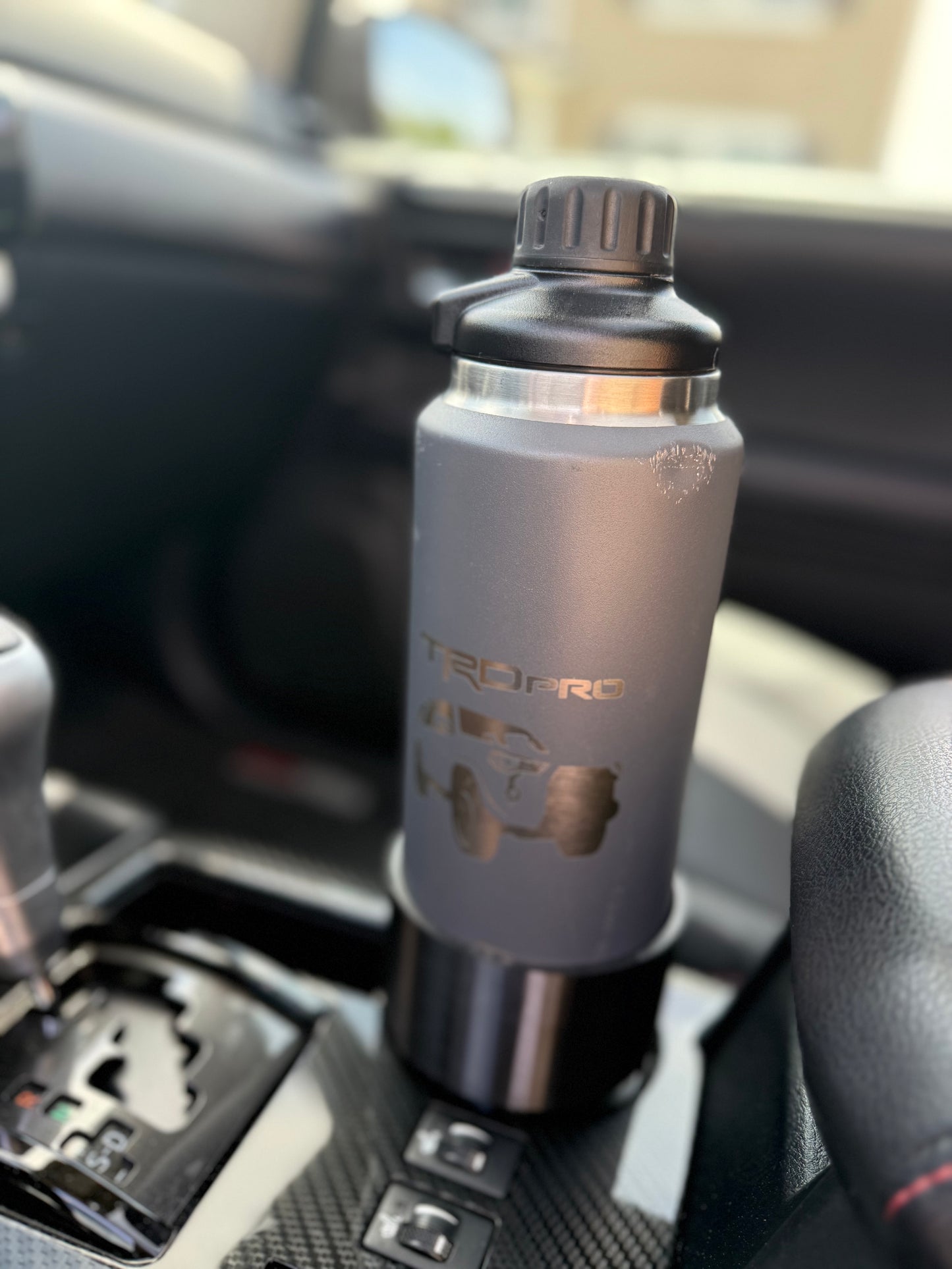 Custom 3D Printed Dual-Size Cup Holder – Fits Yeti, Skinny Cans & More | PETG Car Drink Holder Insert