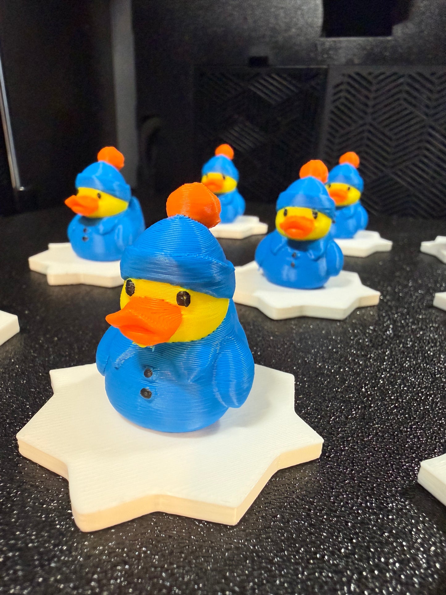 Mini Winter-Ready Duck – 3D Printed Seasonal Décor (1.55” x 2”)